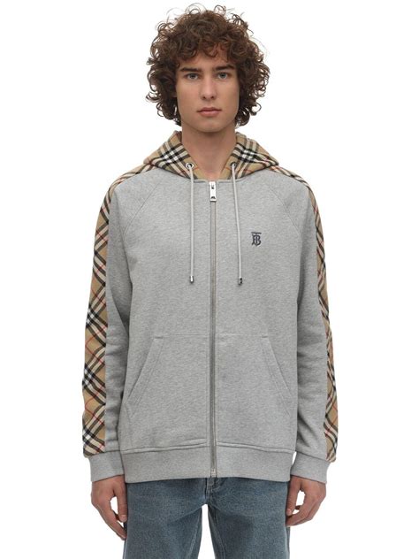 burberry hoodie grau|authentic burberry hoodie.